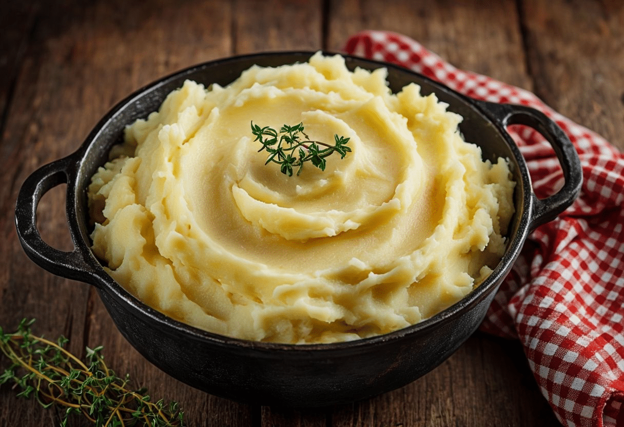 Puré de Papas con Hierbas Aromáticas