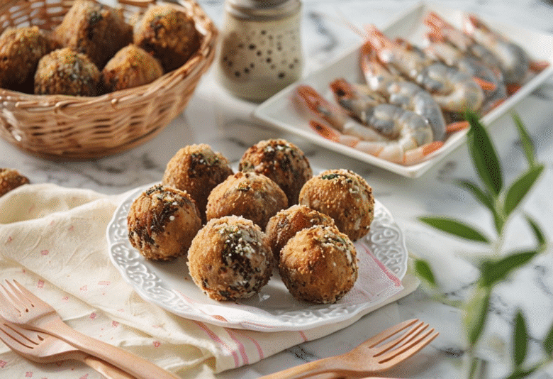 Receta de croquetas de gambas