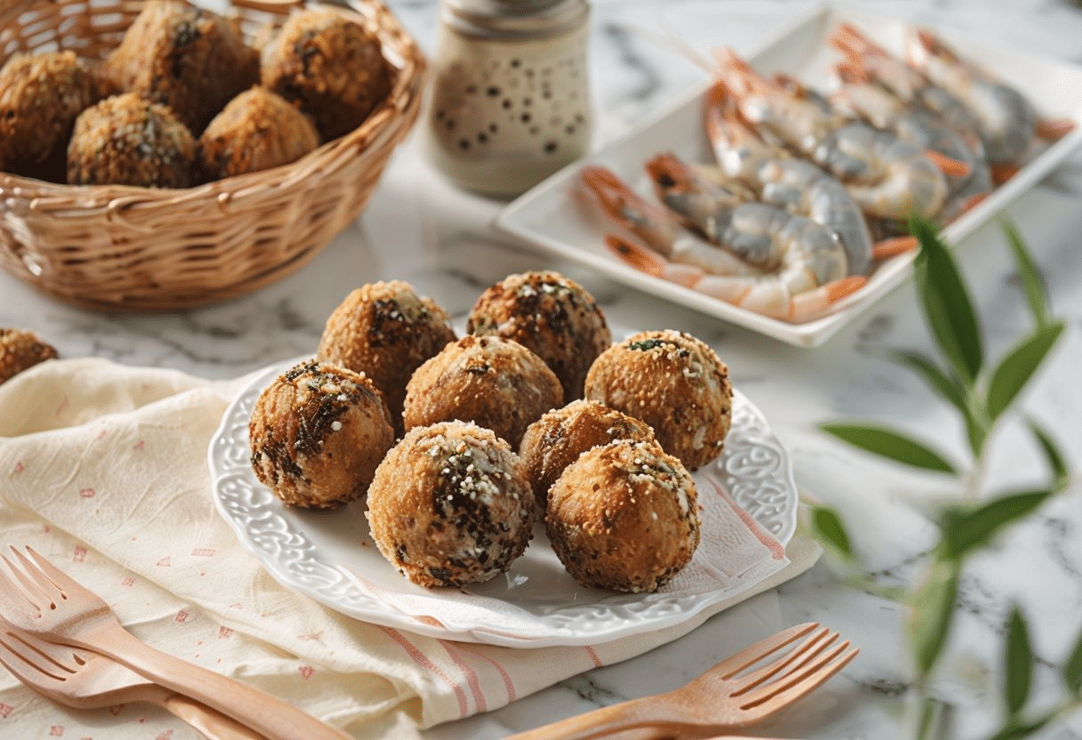 Receta de croquetas de gambas