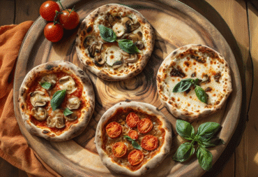 mini pizzas caseras