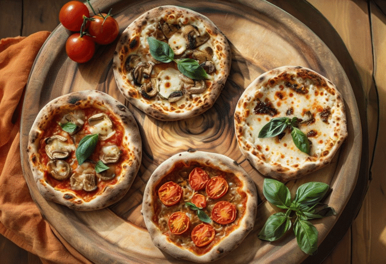 mini pizzas caseras