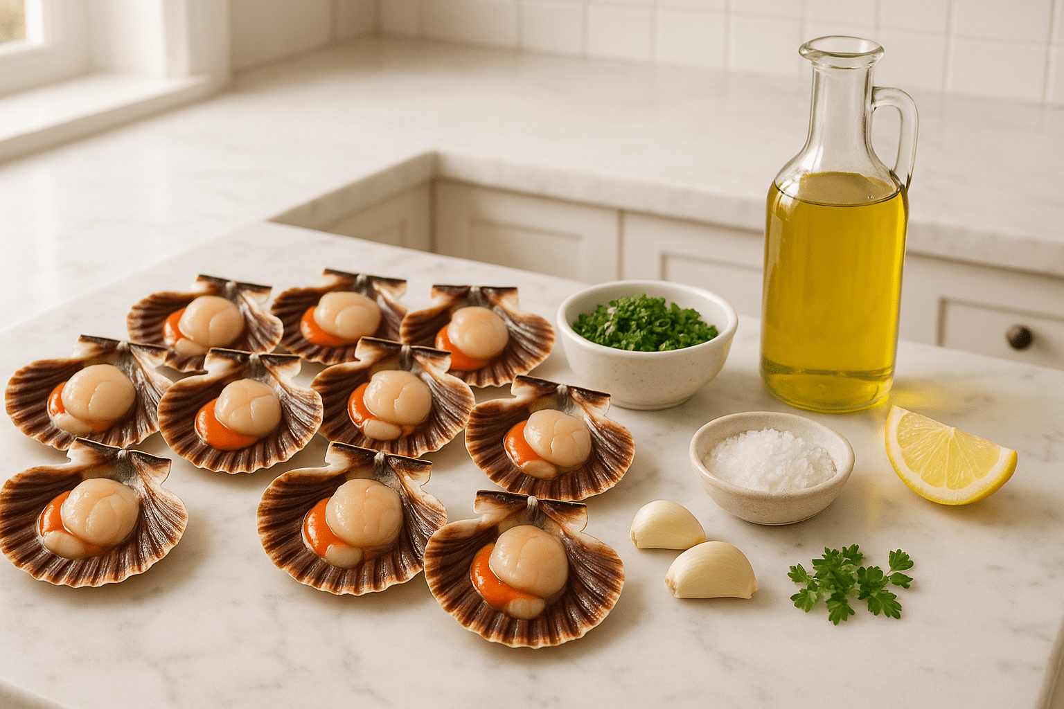 Ingredientes para preparar Volandeiras a la Plancha