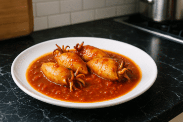 Receta de Chipirones Rellenos