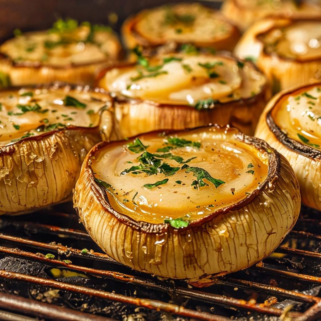 Champiñones al Horno con ajo y perejil