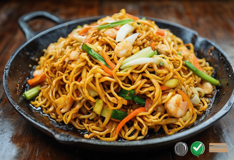 tallarines a la plancha receta china
