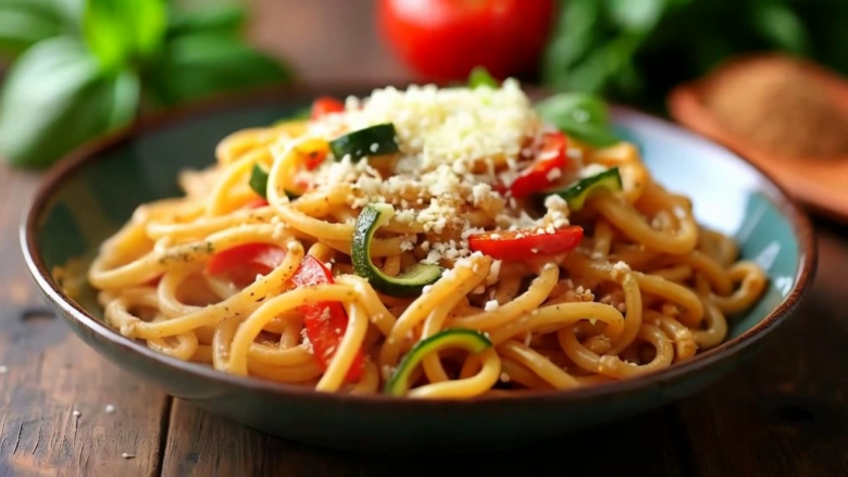 Pasta Integral con Verduras