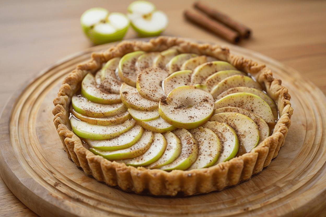 Tarta de Manzana Casera con Canela