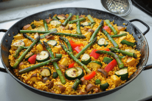 paella de verduras