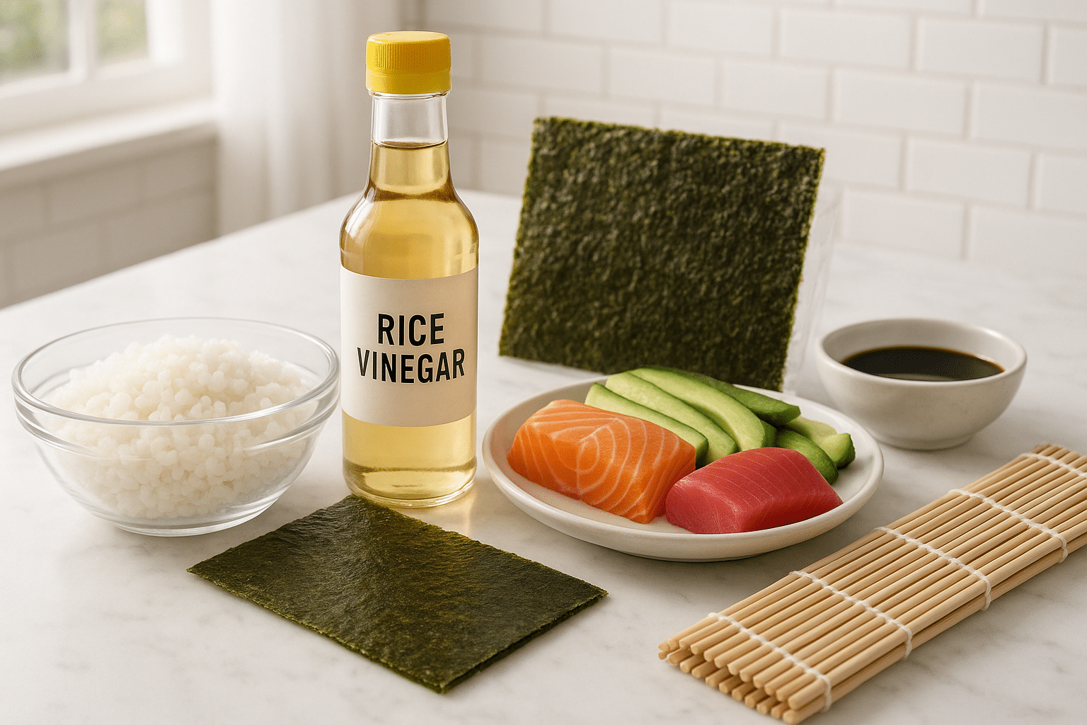 Ingredientes para hacer sushi con productos de Mercadona