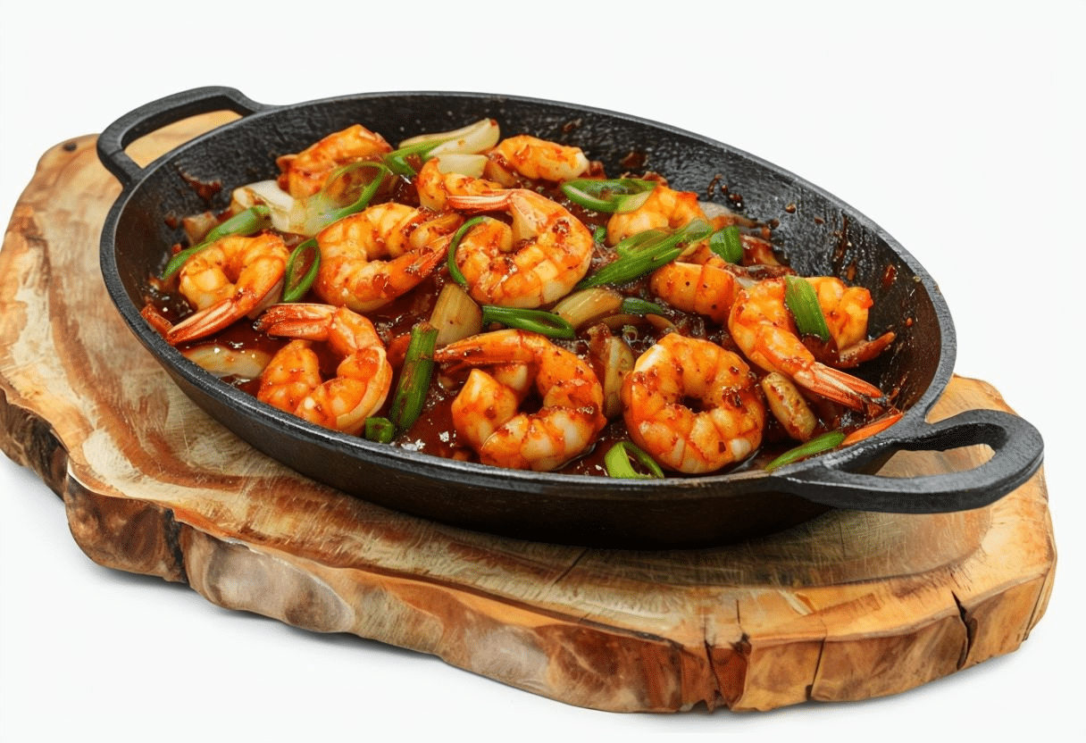 Gambas a la tie ban
