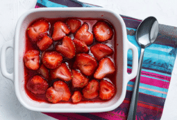 fresas con vinagre