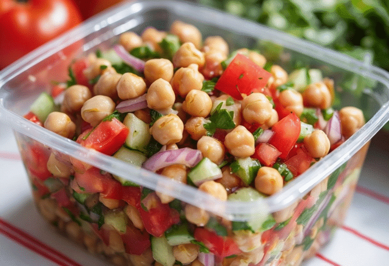 Ensalada de Garbanzos Receta Peruana