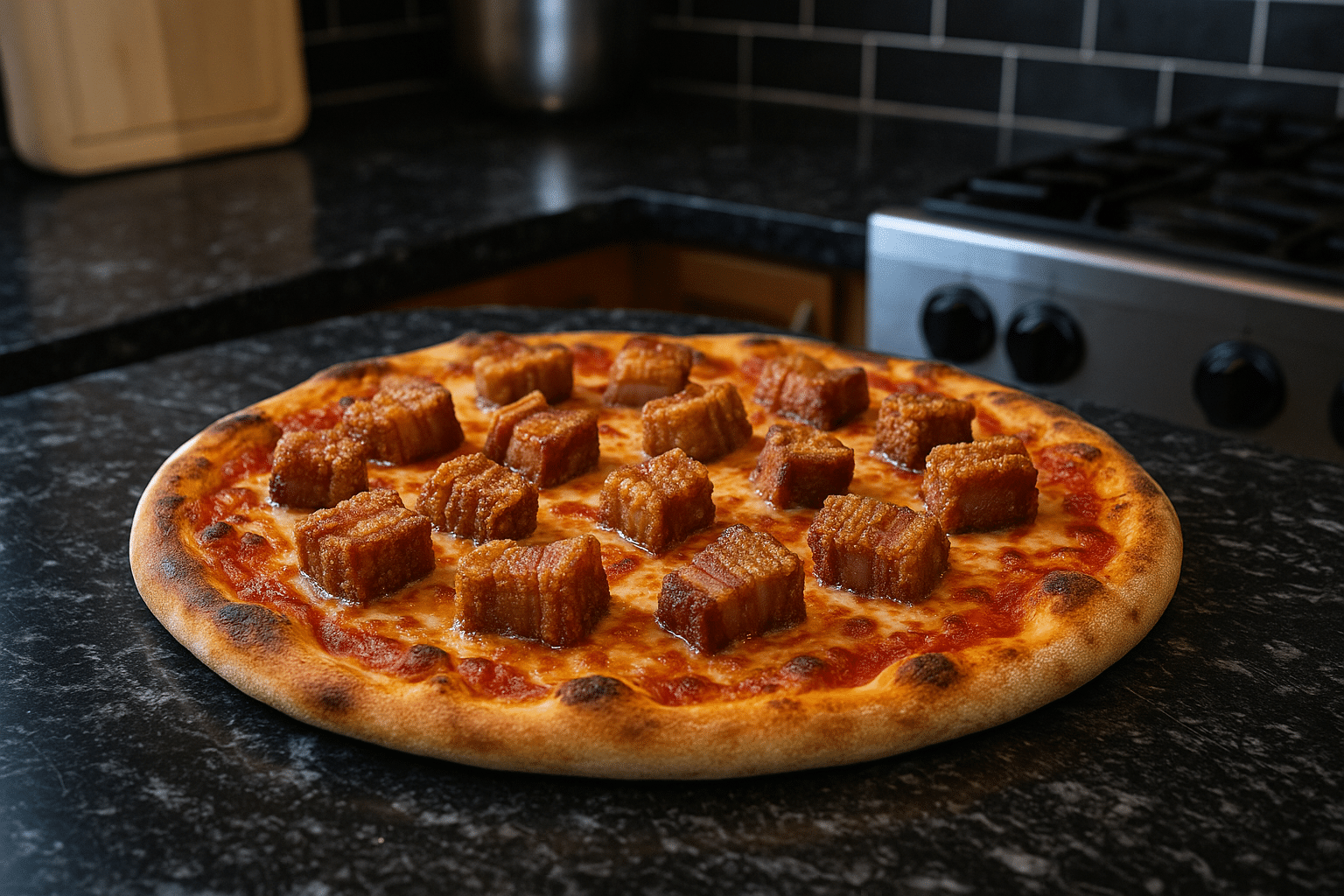 Pizza de Torreznos de Soria