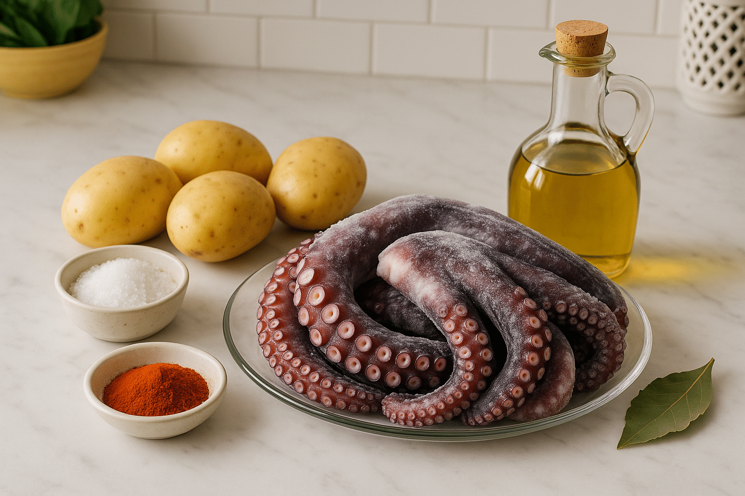 Ingredientes Rejo de Pulpo a la Gallega