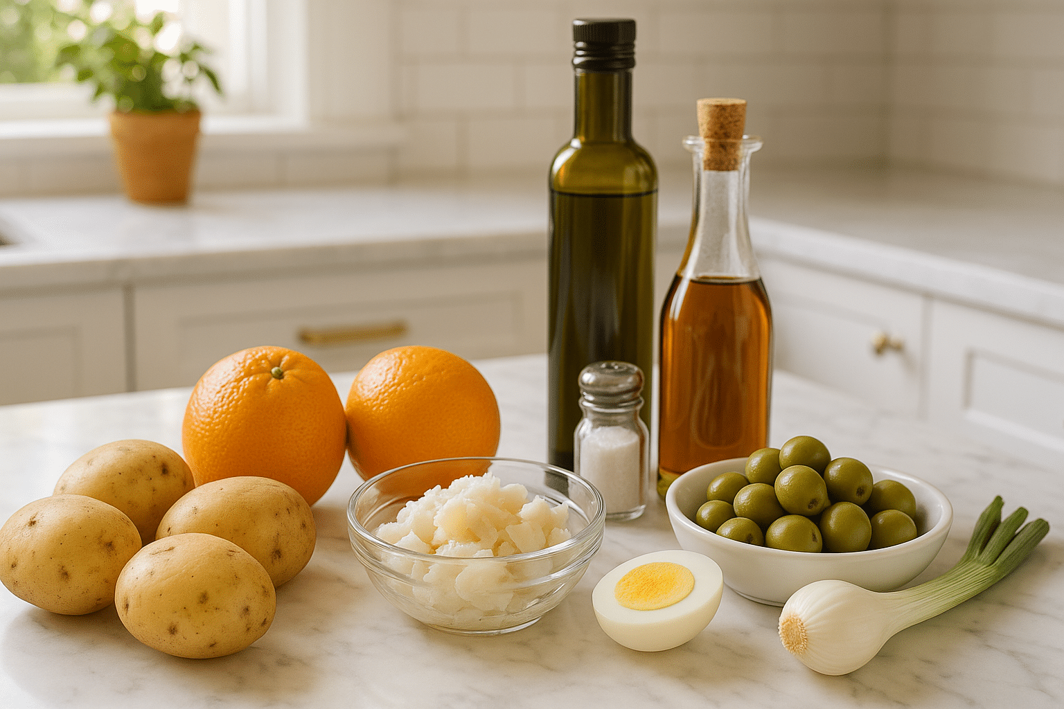 Ingredientes ensalada malagueña