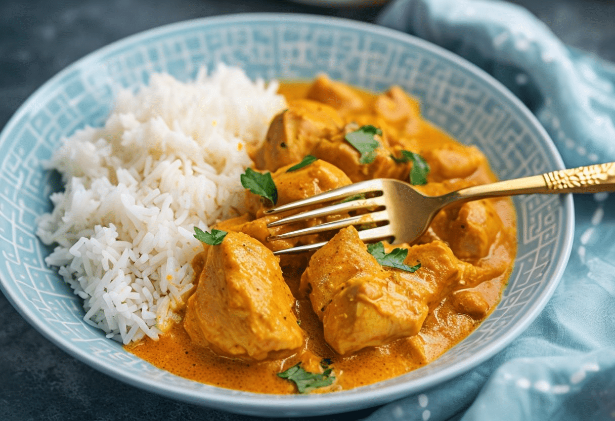 Pollo al Curry con Nata