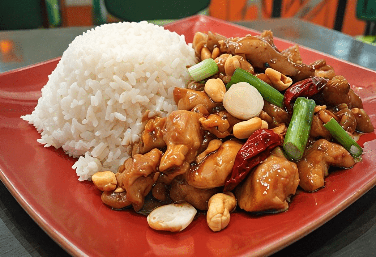 receta de pollo gong bao