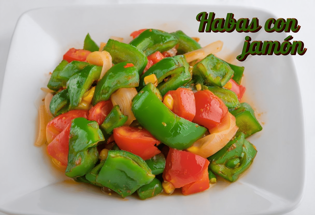 habas con vaina