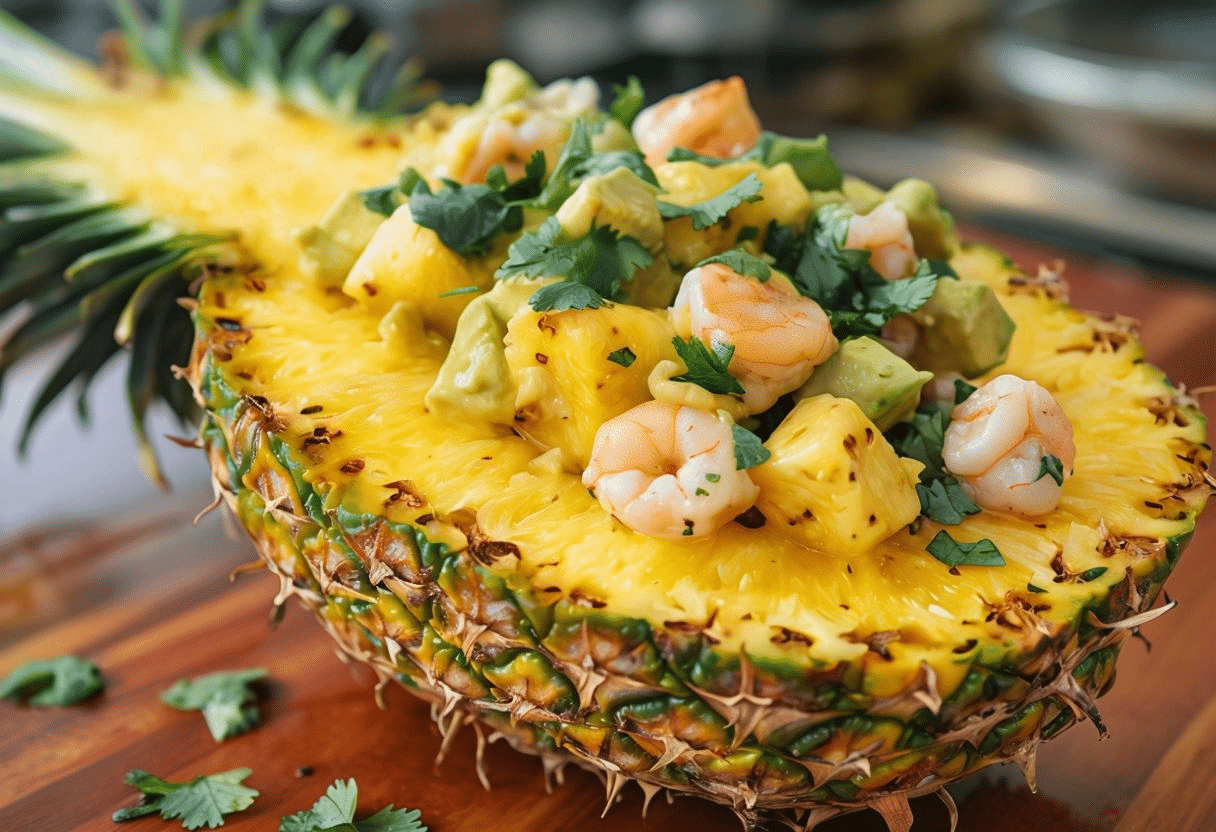 piña rellena