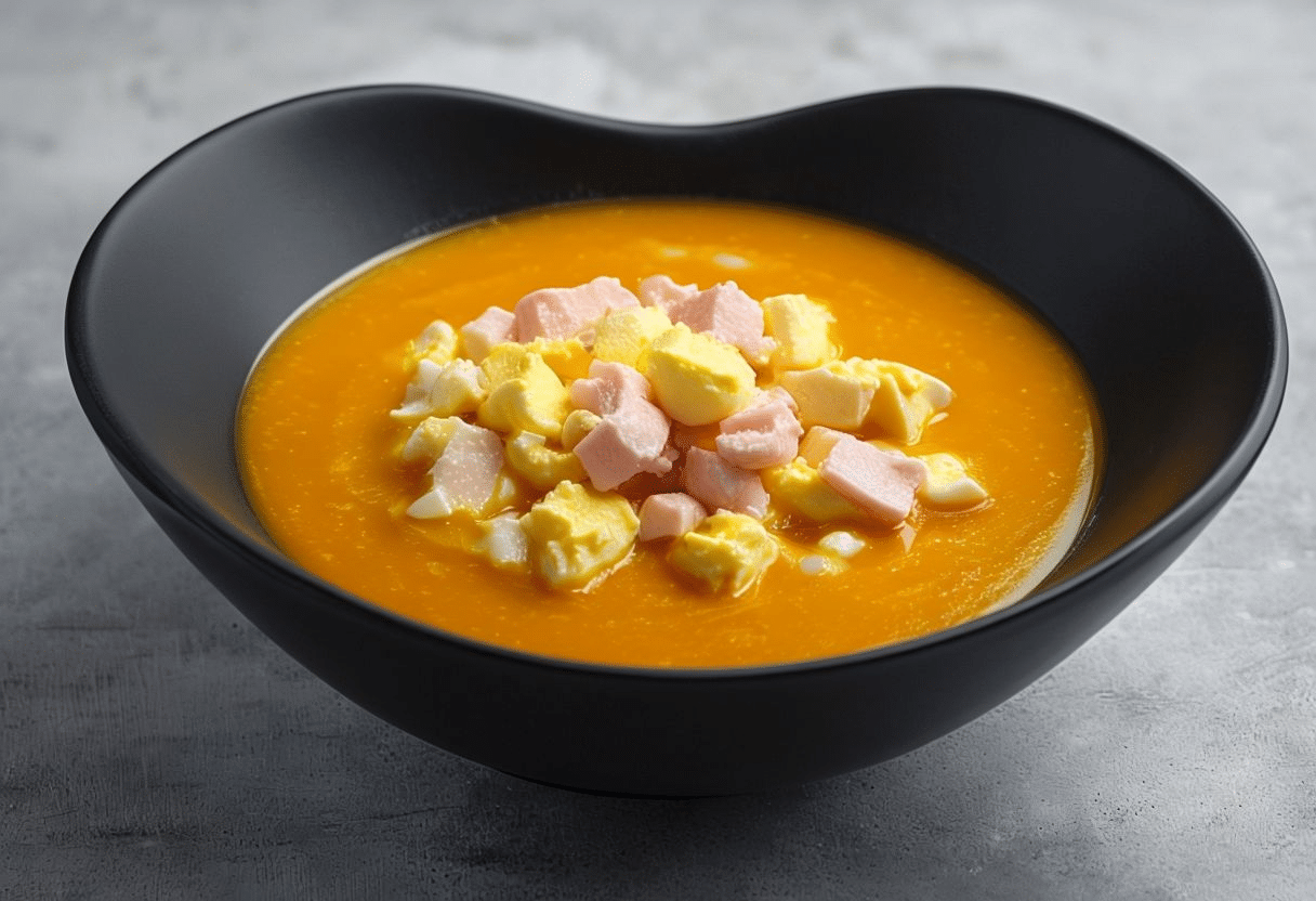 Salmorejo Cordobés con Lascas de Huevo y Jamón Ibérico 