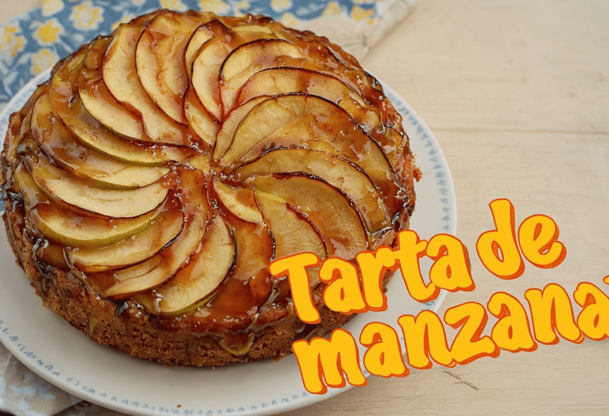 Tarta de Manzana Fácil y Rápida 