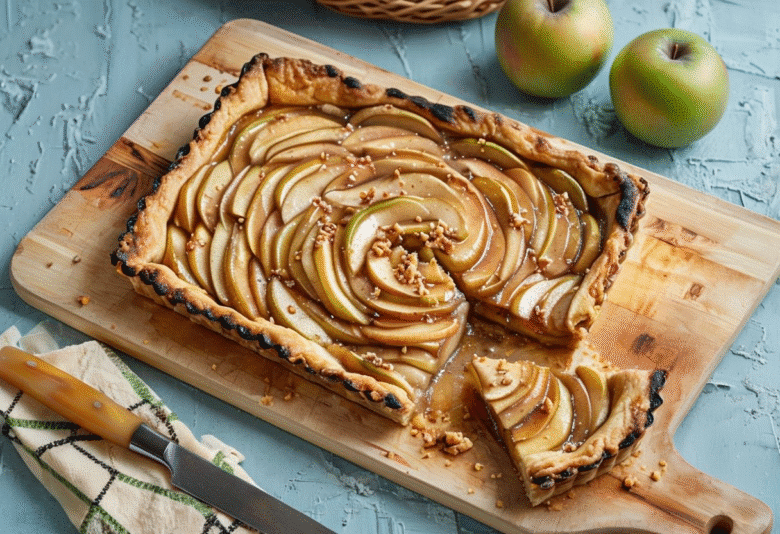 Tarta de Manzana Fácil y Rápida