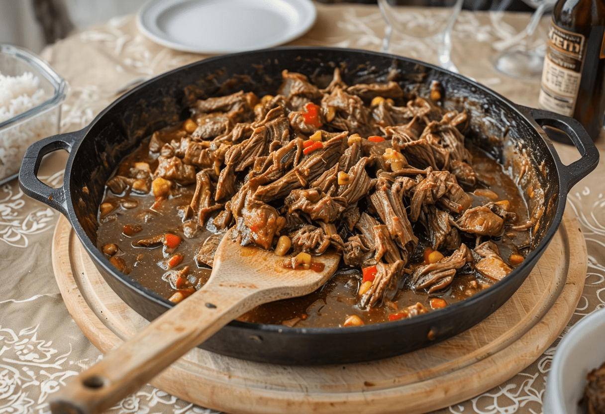 Receta de Ropa Vieja Tradicional