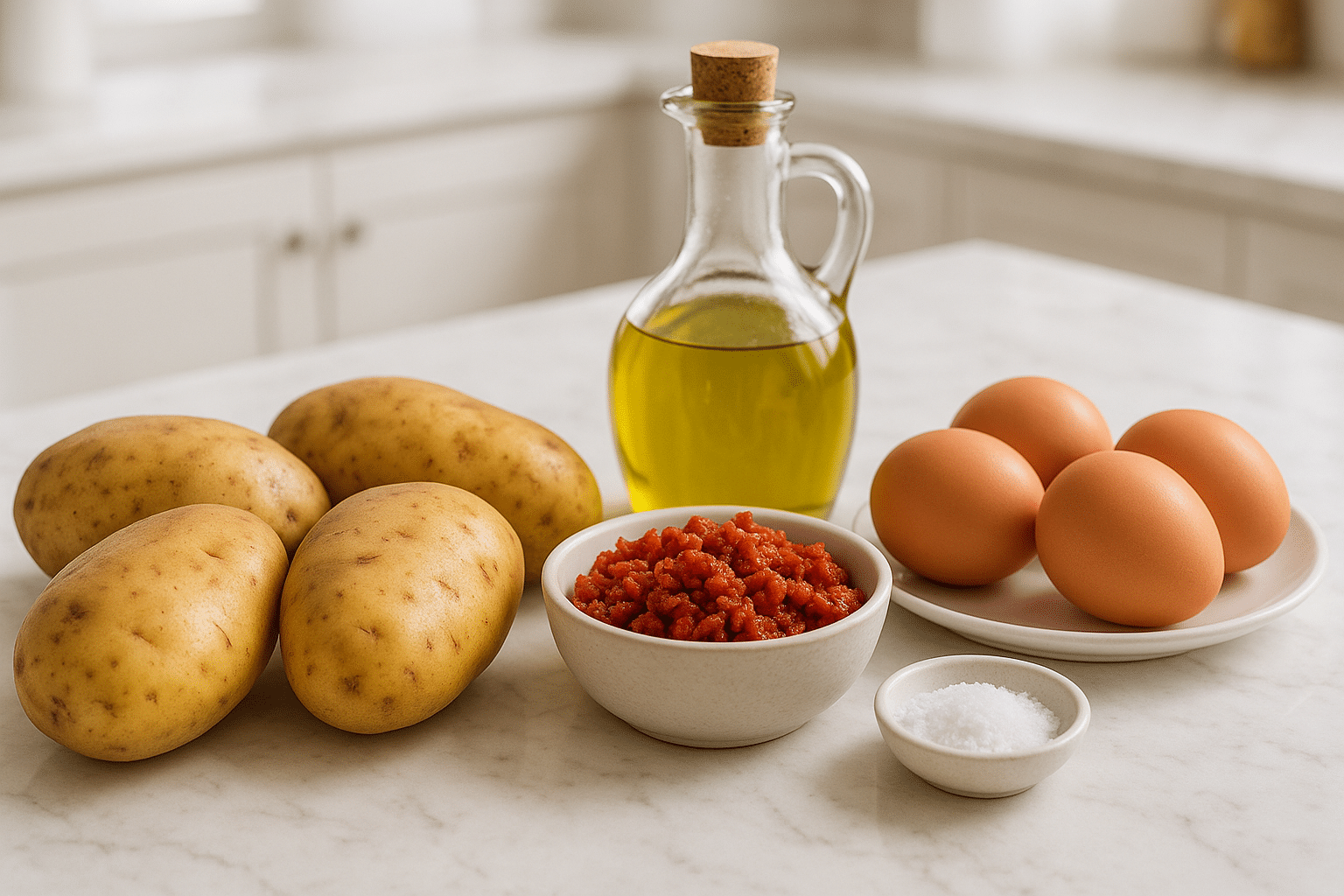 Huevos Rotos con Picadillo