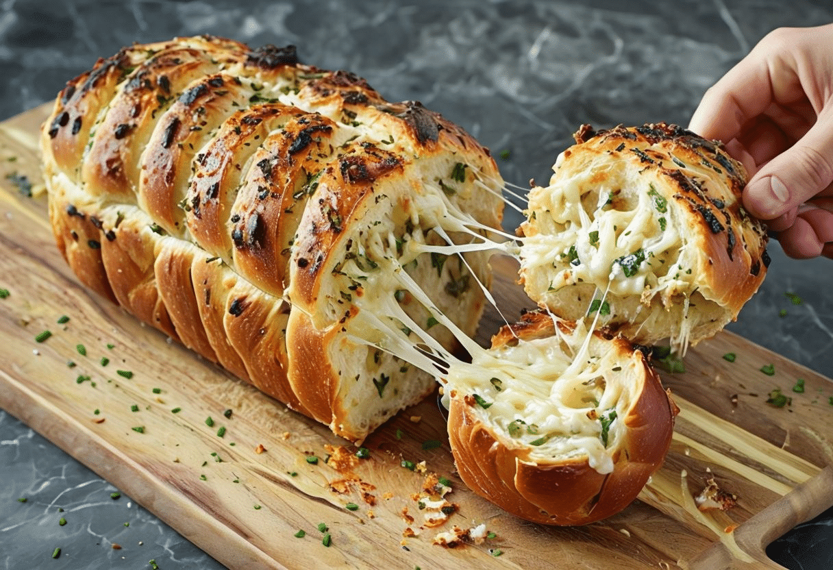 Pan de ajo y hierbas al horno receta Tradicional