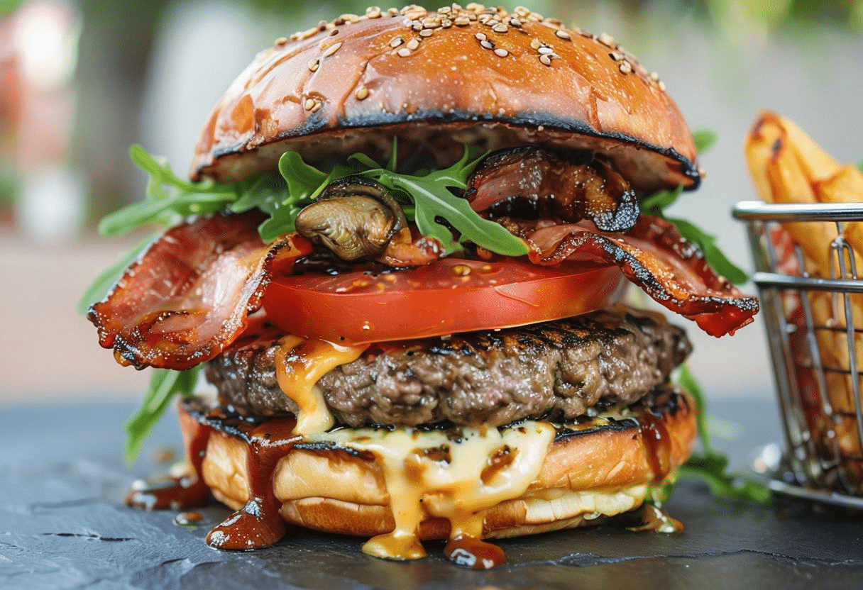 Receta de Hamburguesa de Buey Casera