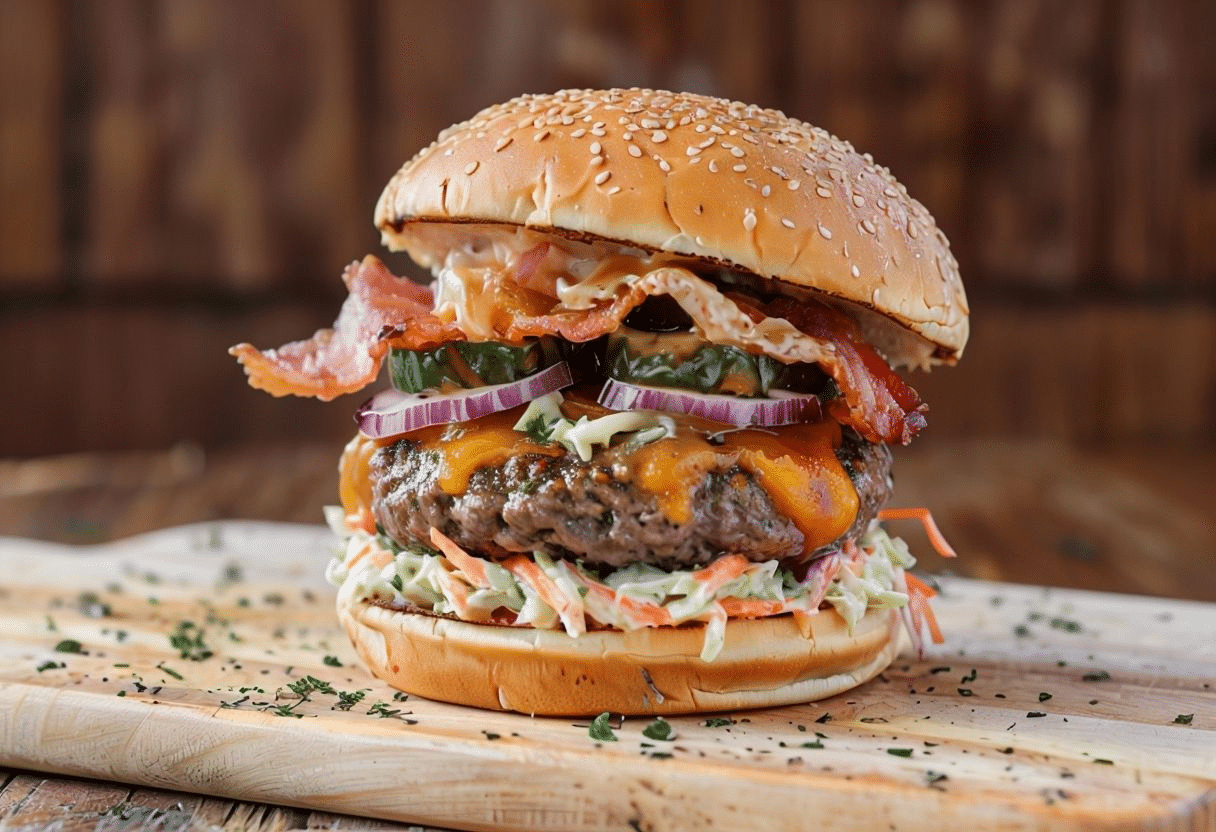 Receta de Hamburguesa de Buey Casera