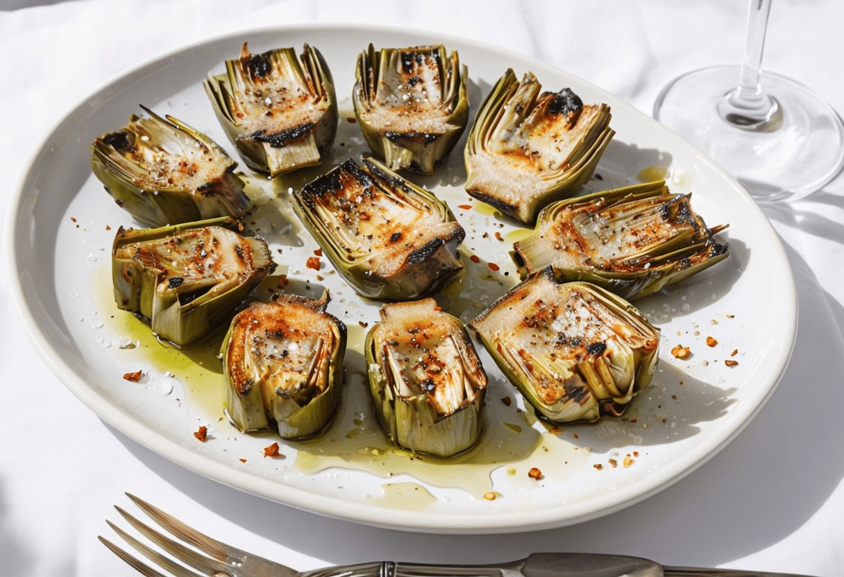 Alcachofas a la Plancha