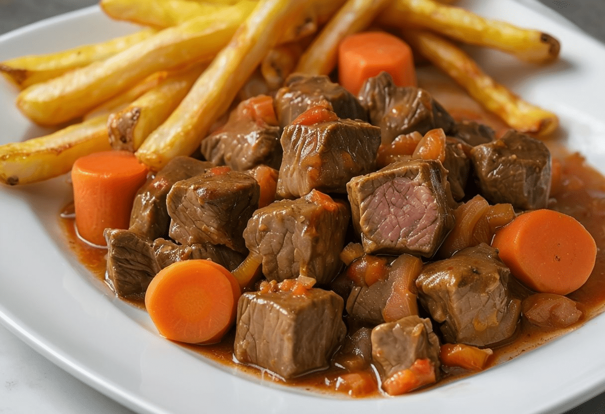 Carne en salsa La Mejor Carne en Salsa: Súper Tierna, Jugosa y con Sabor a Bar de los Buenos